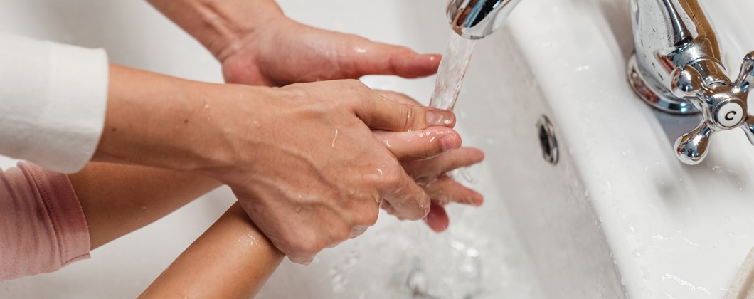Hand washing to prevent COVID-19